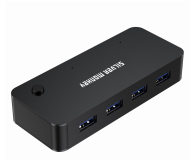 Silver Monkey Switch Box HUB 4 x USB 3.1 + USB-C (DC) (na 2 komputery) - 1270413 - zdjęcie 1